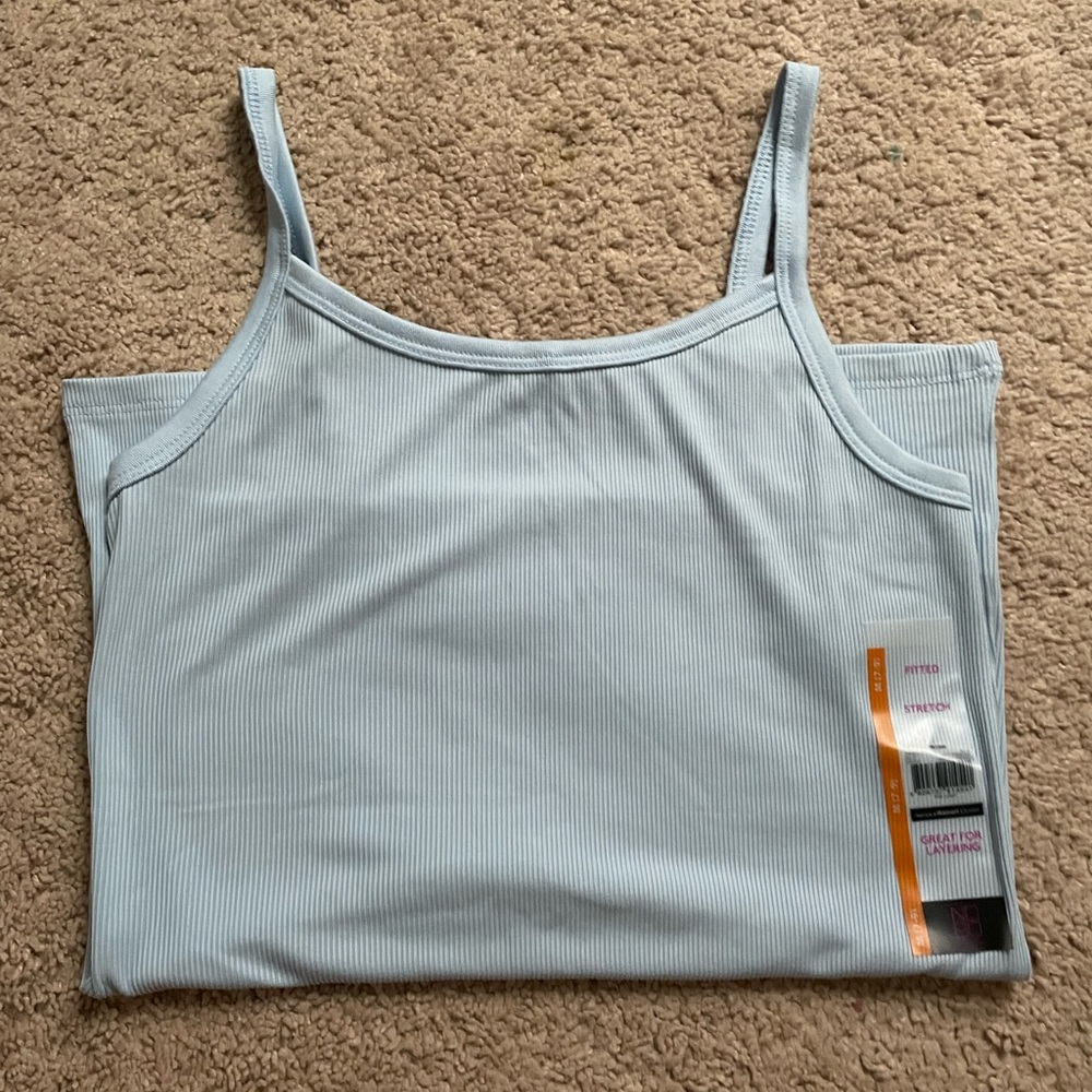 Baby blue tank